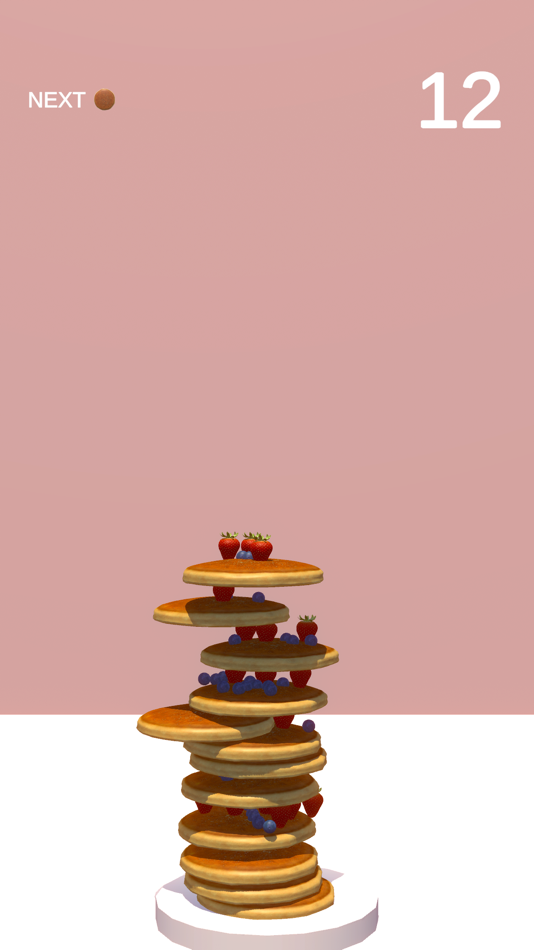 #3. Stack Pancake 3D (iOS) 来自: Codepaint Inc.