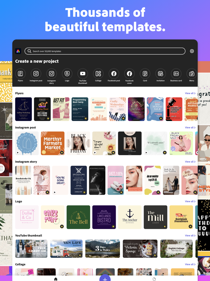 Adobe Express Graphic Design