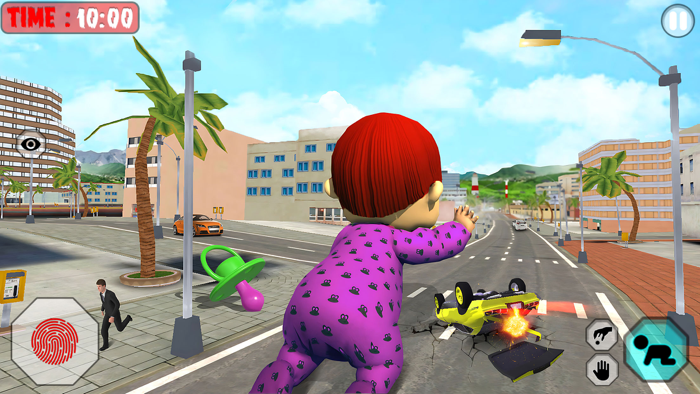 Fat Hungry Baby Simulator Game