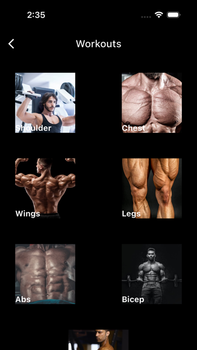 workout gym Screenshot