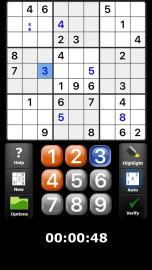 Скриншот Satori Sudoku на iPhone 1