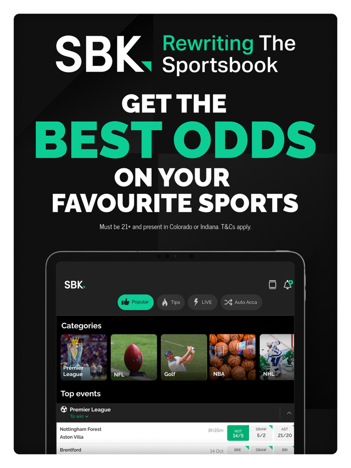 SBK Sportsbook CO and IN