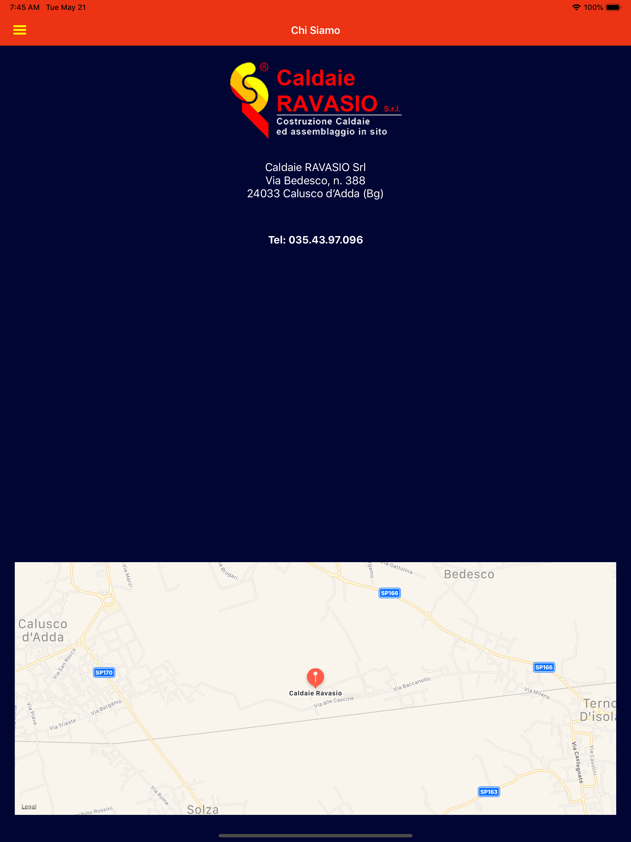 Caldaie Ravasio screenshot 5