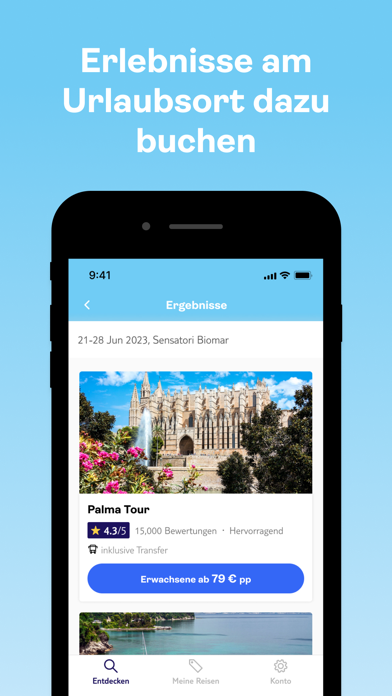 Screenshot #1 pour myTUI: Reisen & Urlaubstracker