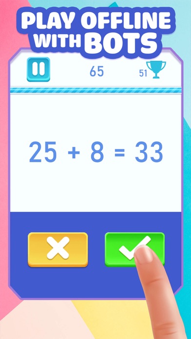 Math online - two player games Screenshot