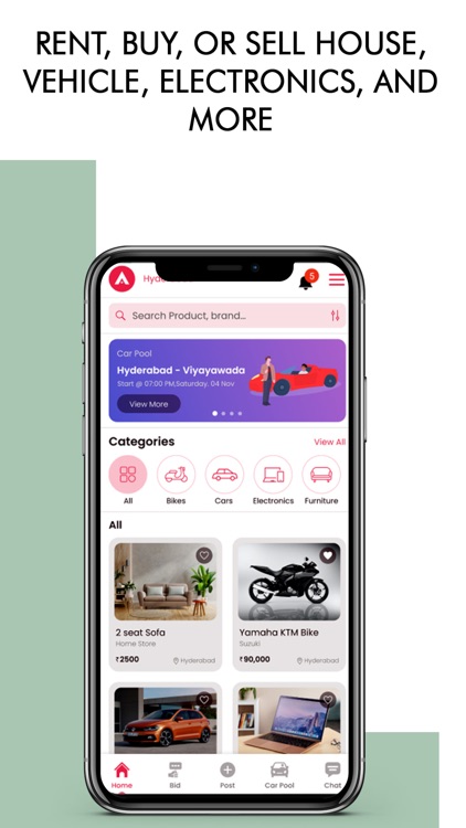 Aplify: Buy, Sell & Carpool