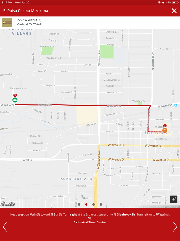 Visit Garland Texas iPad screenshot 8 - Travel app