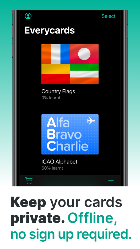 #10. Everycards Flashcards Quizzes (iOS) 来自: Andriy Aleksyeyev