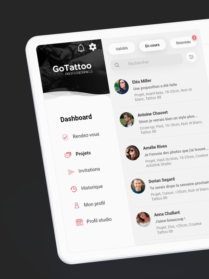 GoTattoo Pro pour tatoueurs