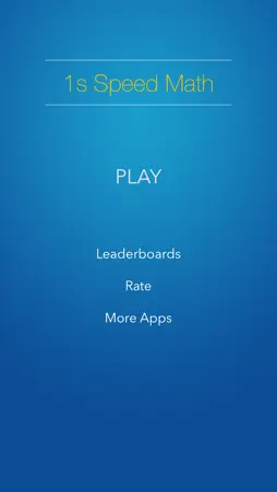 1s Speed Math screenshot 1