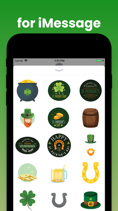 St Patrick Day stickers emoji Screenshot