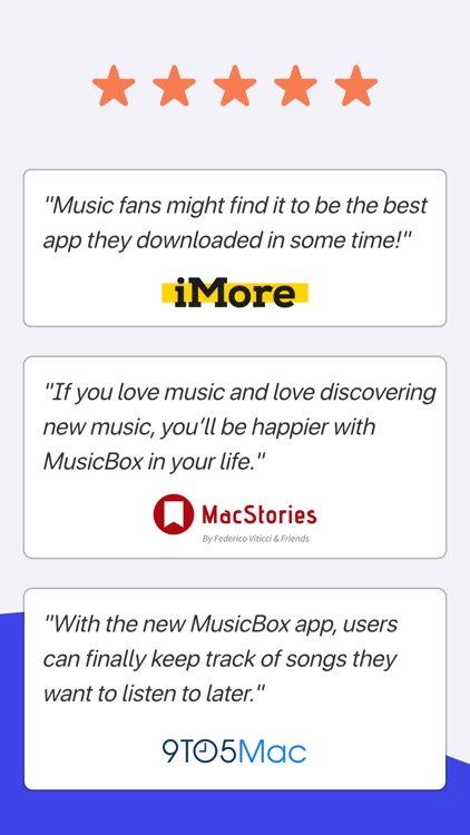 MusicBox: Save Music for Later