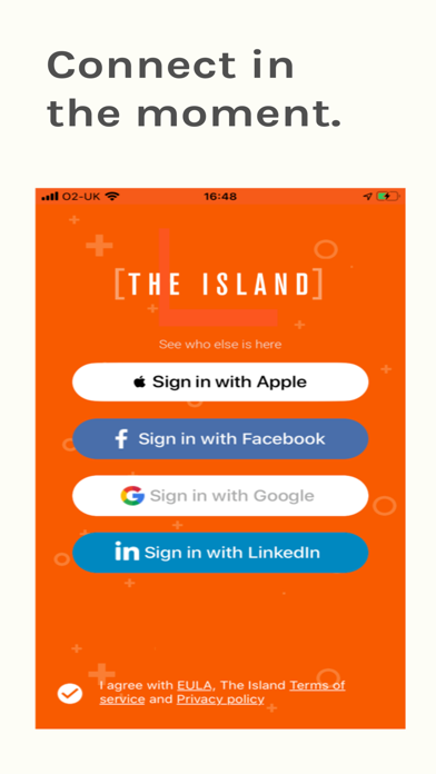 The Island App Screenshot