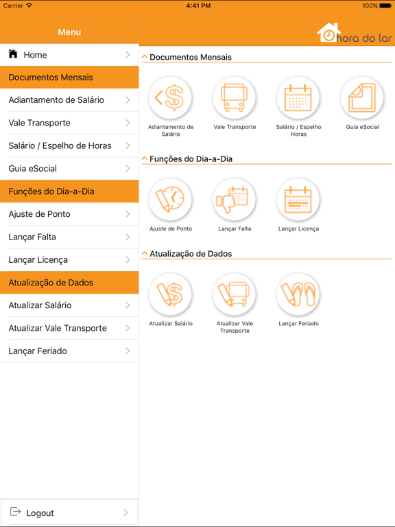 Screenshot #5 pour Hora do Lar - Empregador