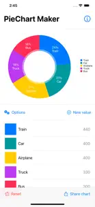 PieChart Maker screenshot #2 for iPhone