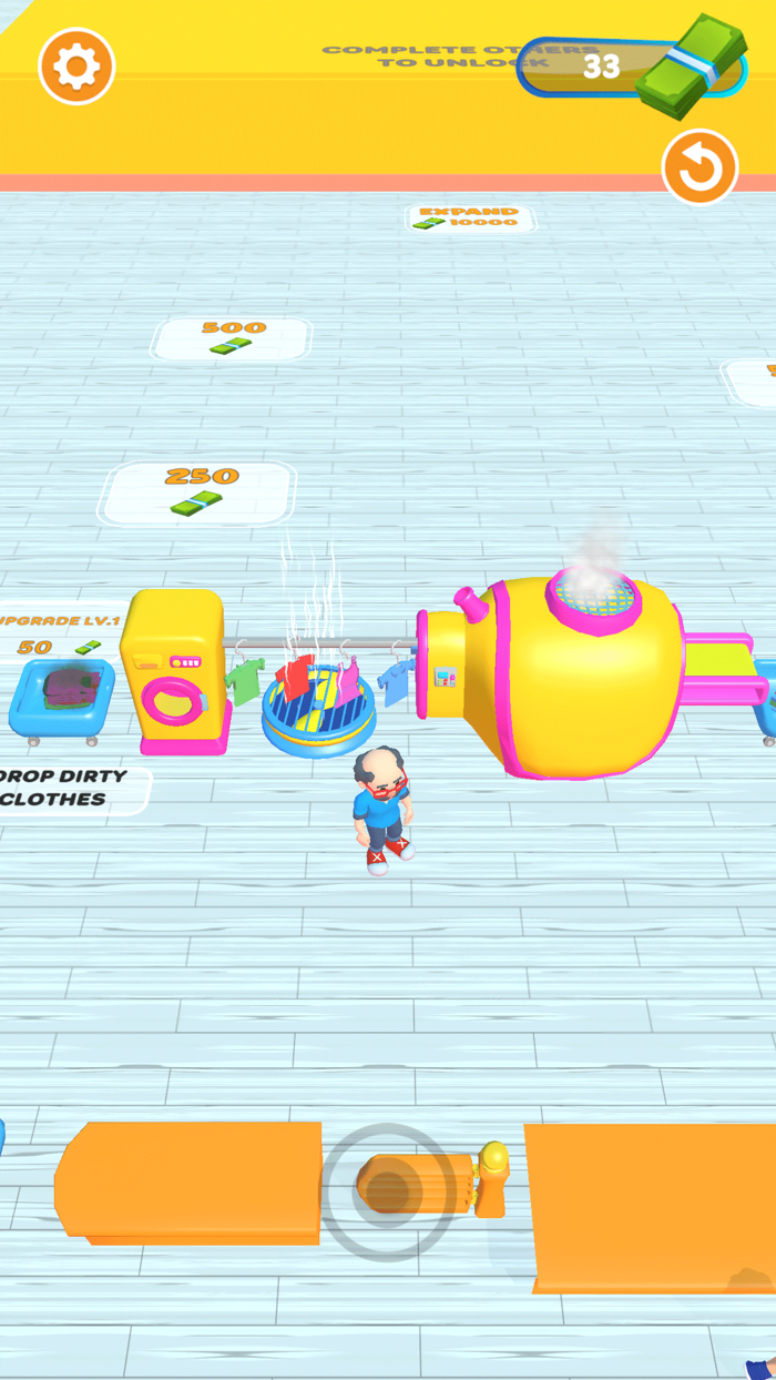 Laundry Rush - Idle Game