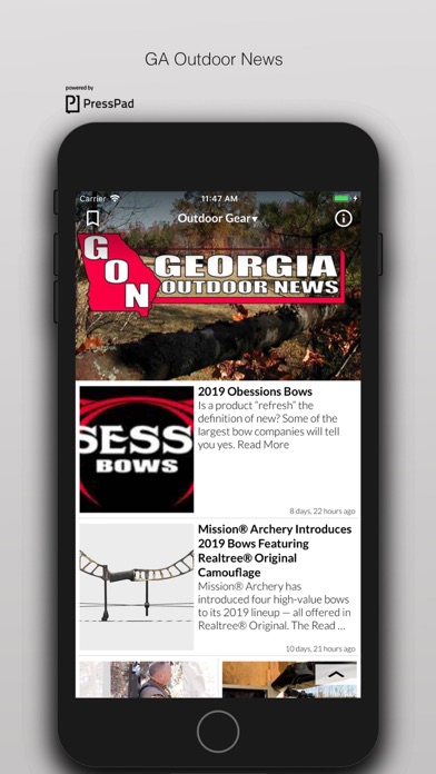 Georgia Outdoor News Screenshot