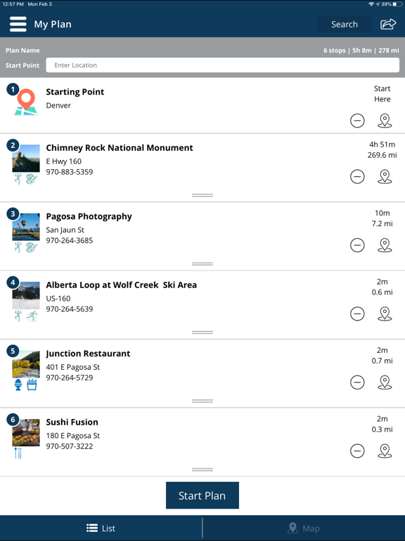 Visit Pagosa Springs iPad screenshot 8 - Travel app
