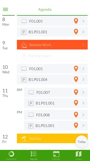 SAM Booking screenshot 1