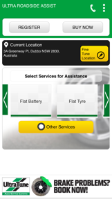 Ultra Roadside Assistance screenshot