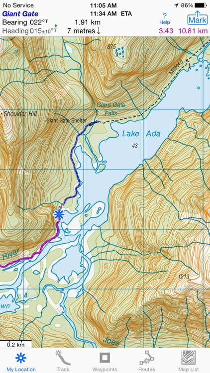 iHikeGPS NZ : LINZ Topo Maps