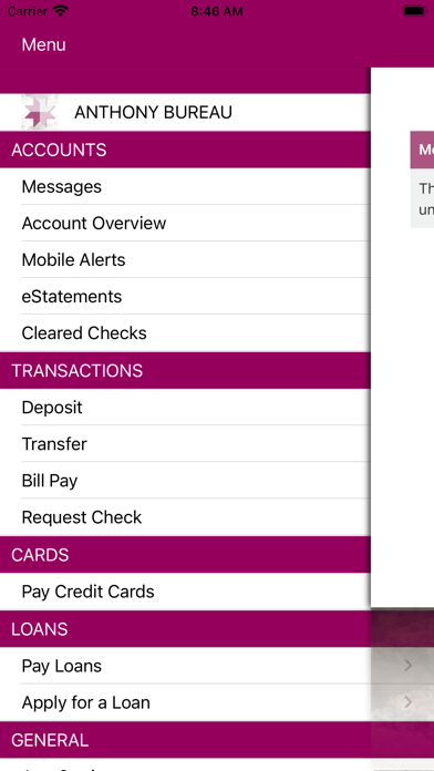 Harvest FCU Mobile Screenshot