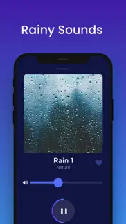 sleep-tune: nature rain sounds iphone screenshot 3