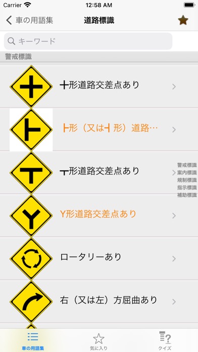 車の用語集 車の知識 screenshot1