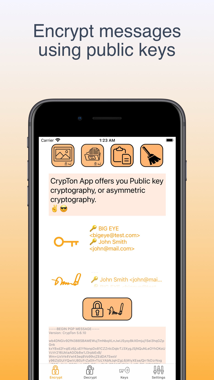 CrypTon Public Key Encryption