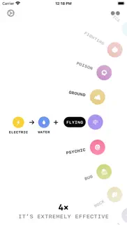 aether: poke type guide iphone screenshot 3