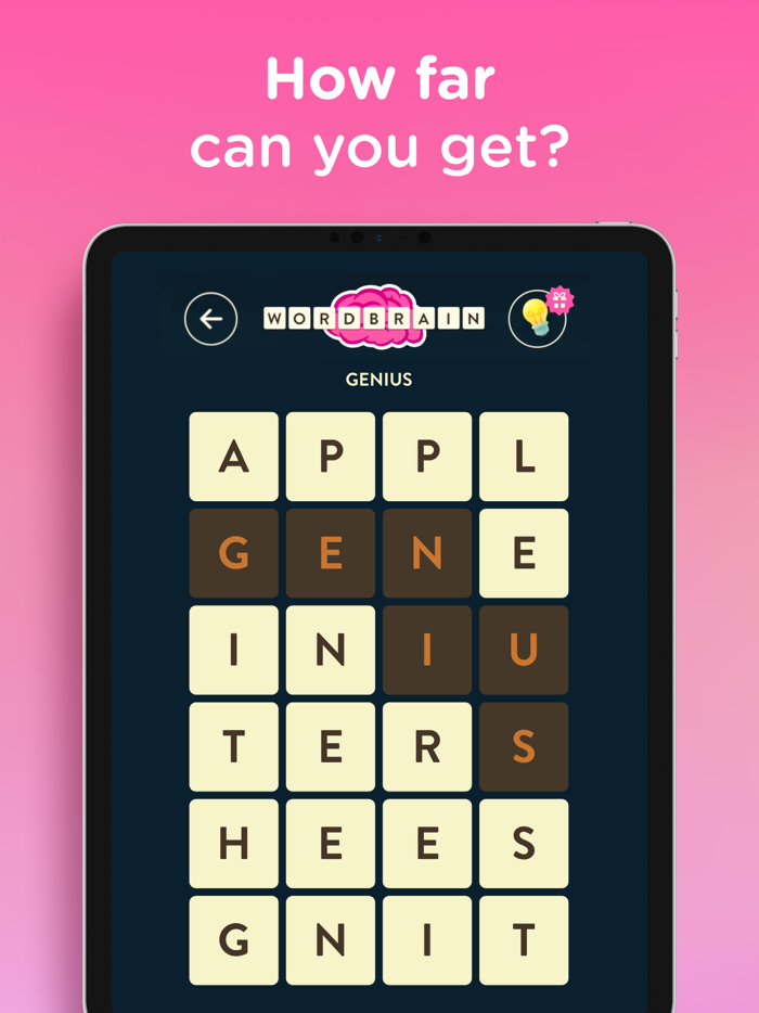 WordBrain classic word puzzle