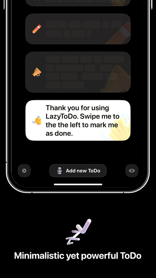 LazyToDo - 1.0.1 - (iOS)
