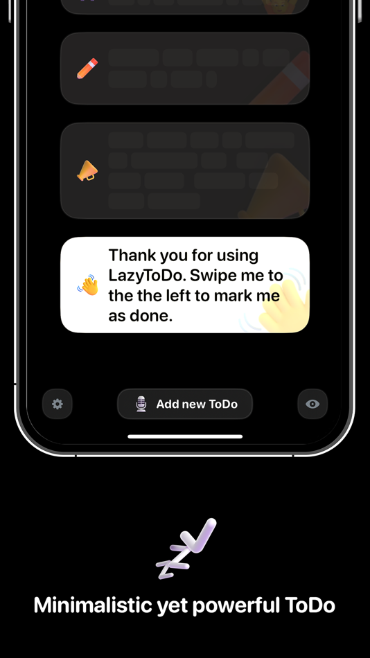 #1. LazyToDo (iOS) Podle: Anh Lee