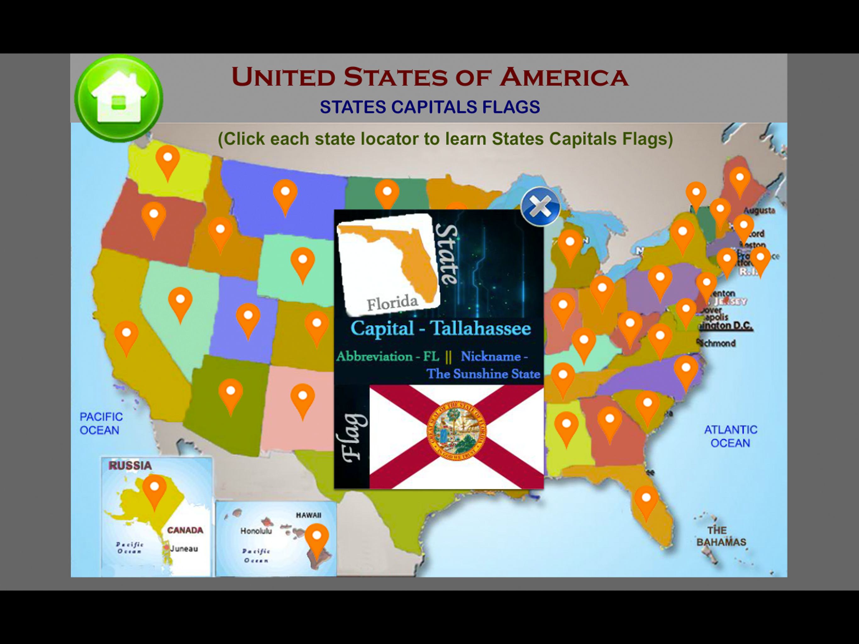 United States Map Quiz Game screenshot 11