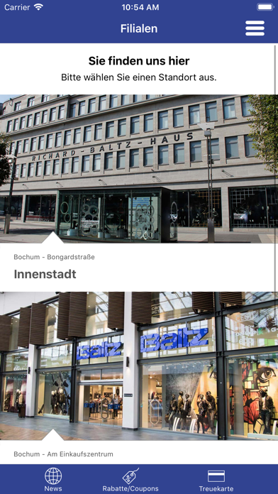 Modehaus Baltz Screenshot