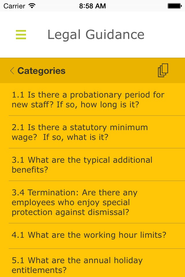 Employment & Pensions Guide screenshot 4