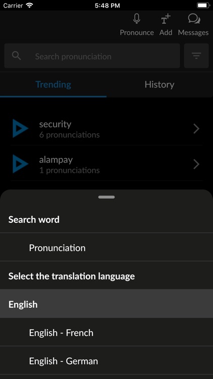 Forvo Pronunciation screenshot-7