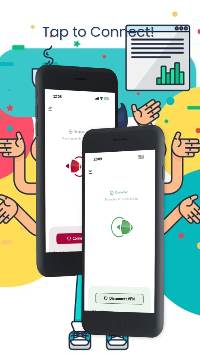 Start VPN Fast and Secure VPN