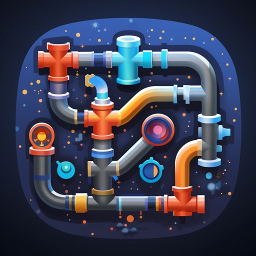 Space Pipes Connect Puzzle icon