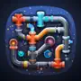 Space Pipes Connect Puzzle