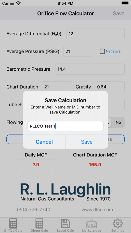 #5. Orifice Flow Rate Calculator (iOS) 由: R.L. Laughlin & Company, Inc.