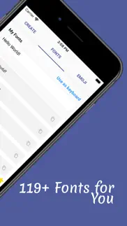 fontmaker: custom keyboard app iphone screenshot 2