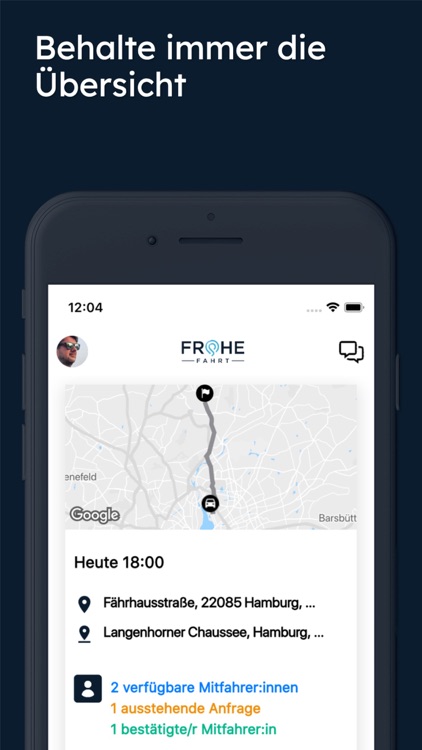 Frohe Fahrt Carpool screenshot-3