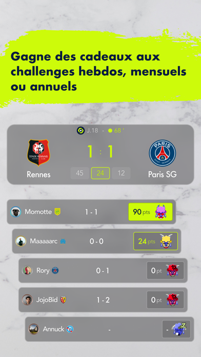 Screenshot #3 pour Mon Petit Prono (MPP)