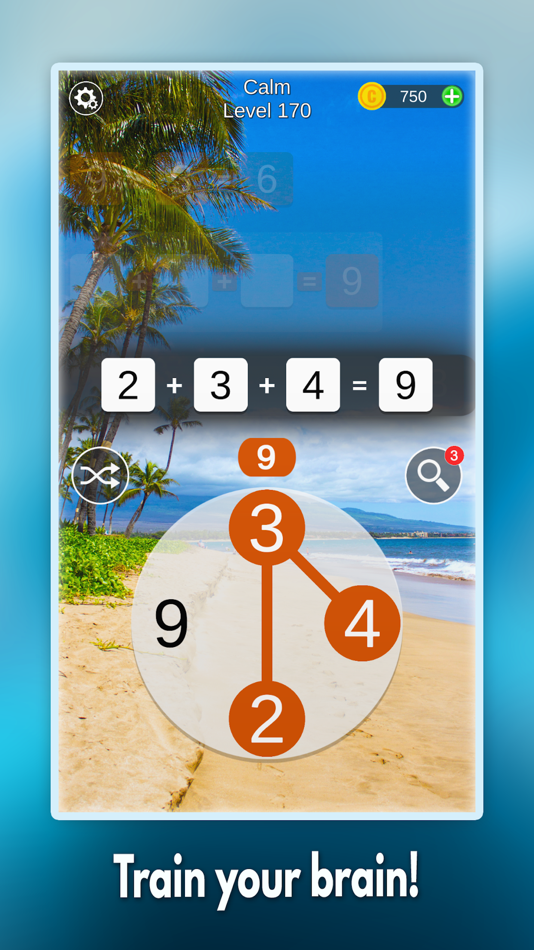 #2. Mathscapes: Math Brain Algebra (iOS) 由: Smore Games, LLC