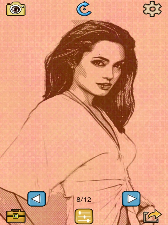 Photo Sketch - Doodle Effects iPad screenshot 5 - Productivity app