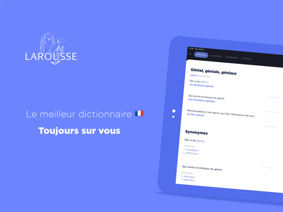 Dictionnaire Larousse français iPad app afbeelding 1