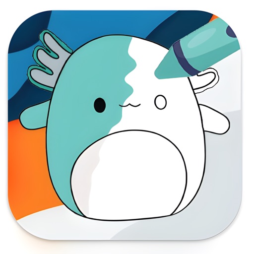 Squishies coloring Game Brick iOS App