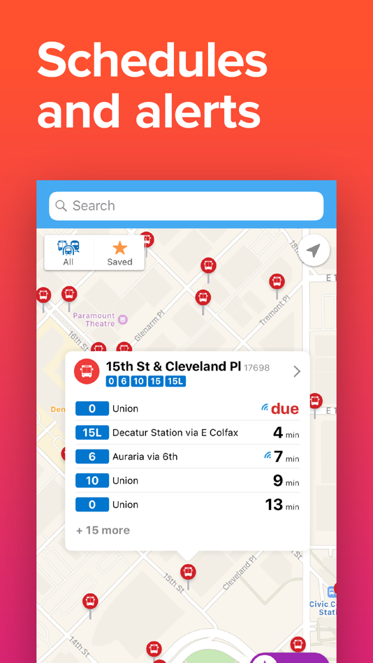 #5. Denver Transit: RTD Bus TImes (iOS) 由: Transit Now ltd