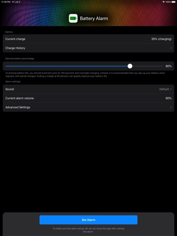 Battery Charge Alarmのおすすめ画像2